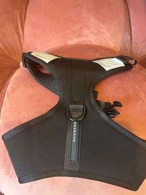 Black Maxbone Padded Dog Harness with D-Ring